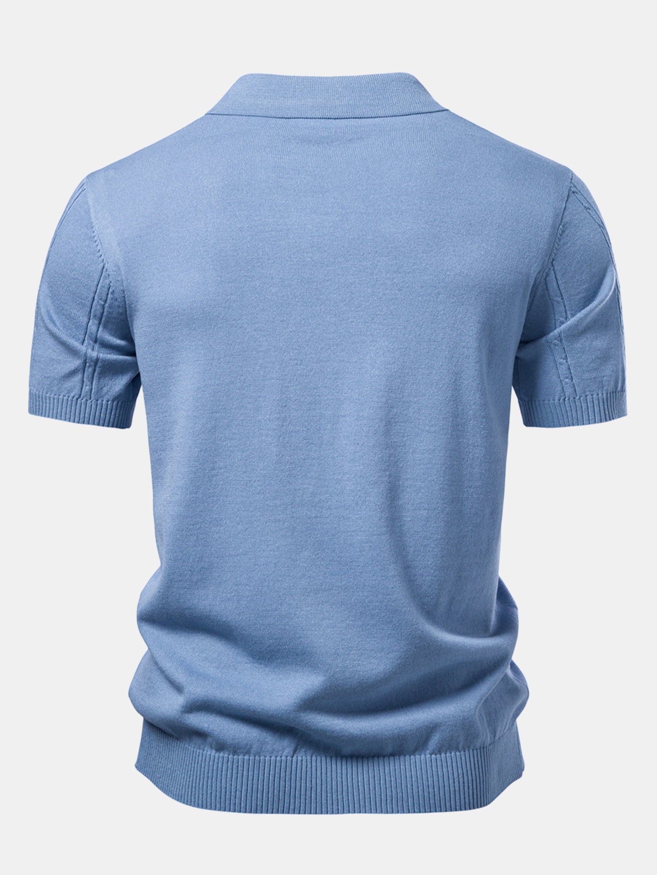 Twist Knit Polo & Slim Fit Tapered Trousers