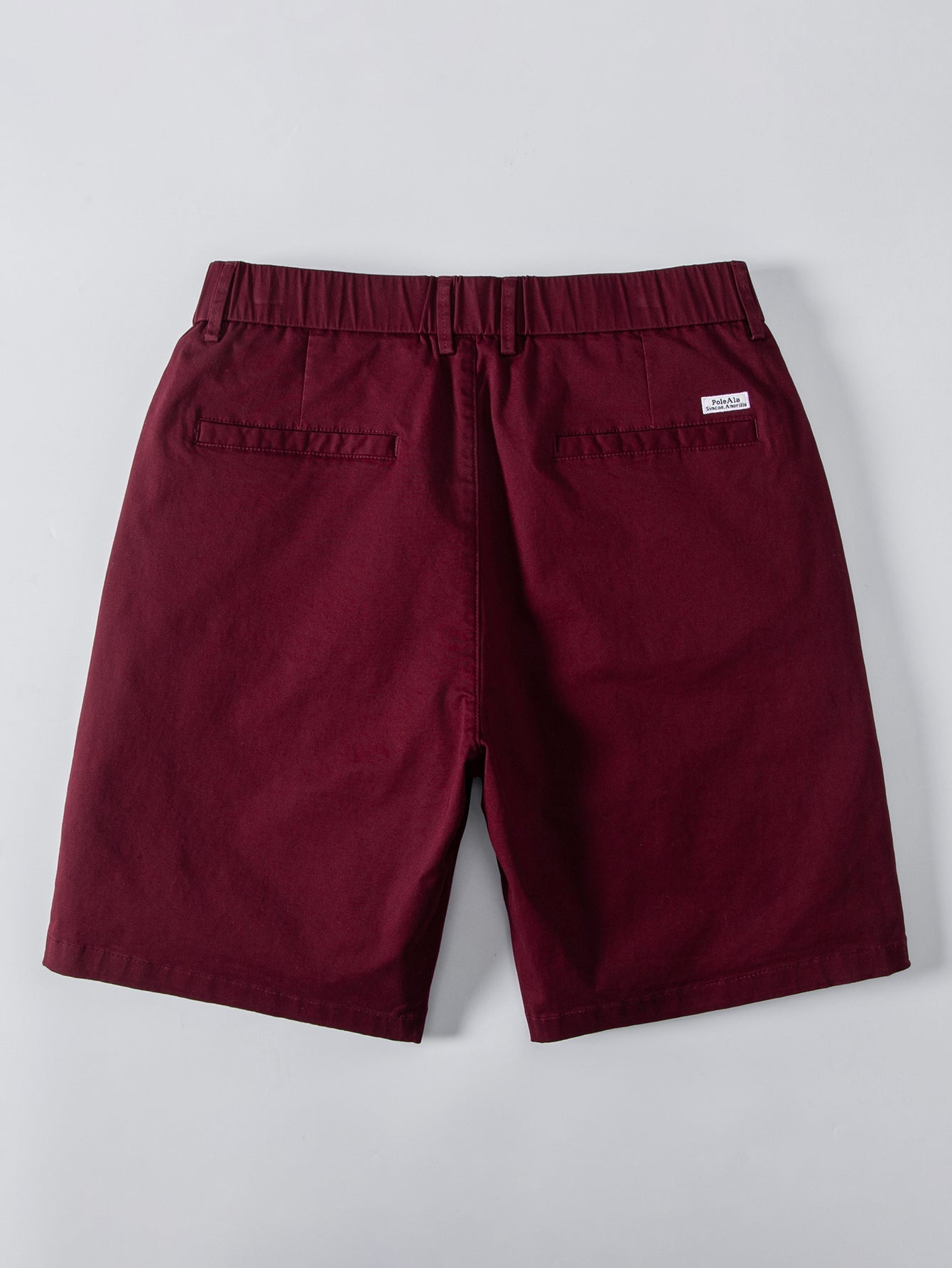 Stripe Button Up Knit Shirt & Elastic Waist Chino Shorts