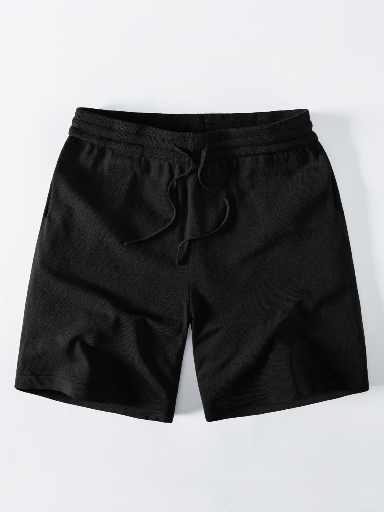 Basic Knit Polo & Knit Shorts