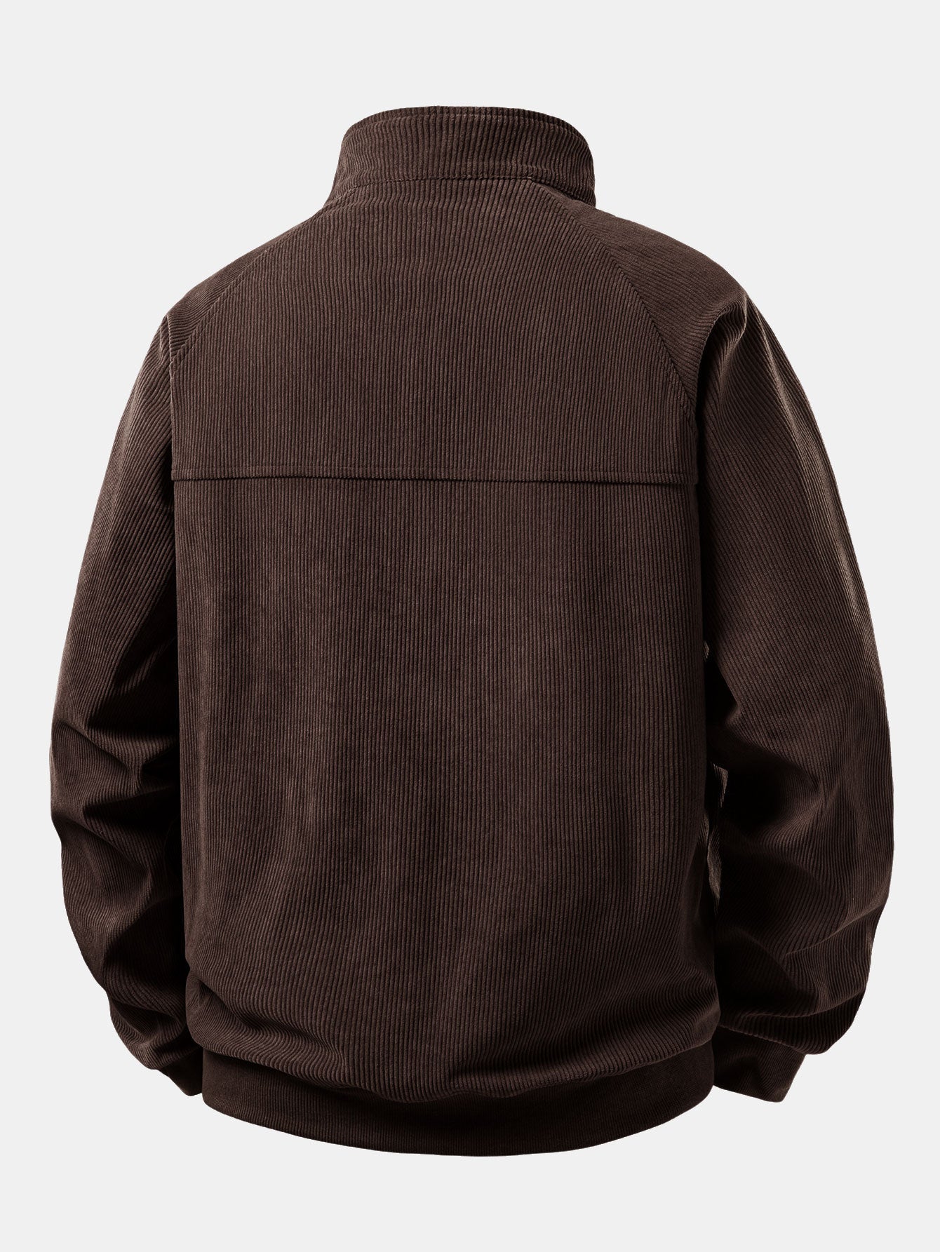 Quarter Zip Corduroy Raglan Sleeve Sweatshirt & Straight Leg Corduroy Pants