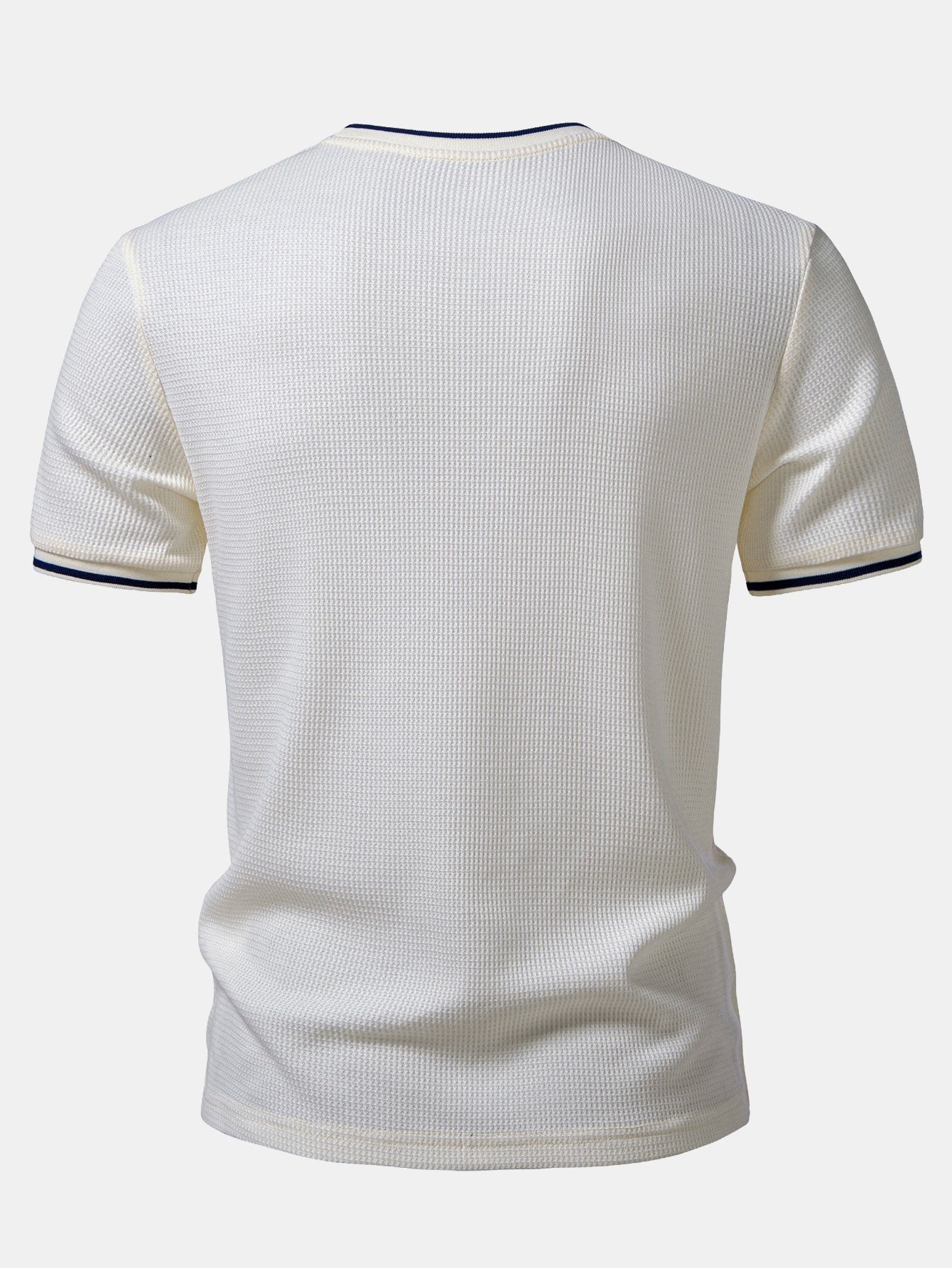 Contrast Trim Waffle Ringer T-Shirt & Slim Fit Tapered Trousers