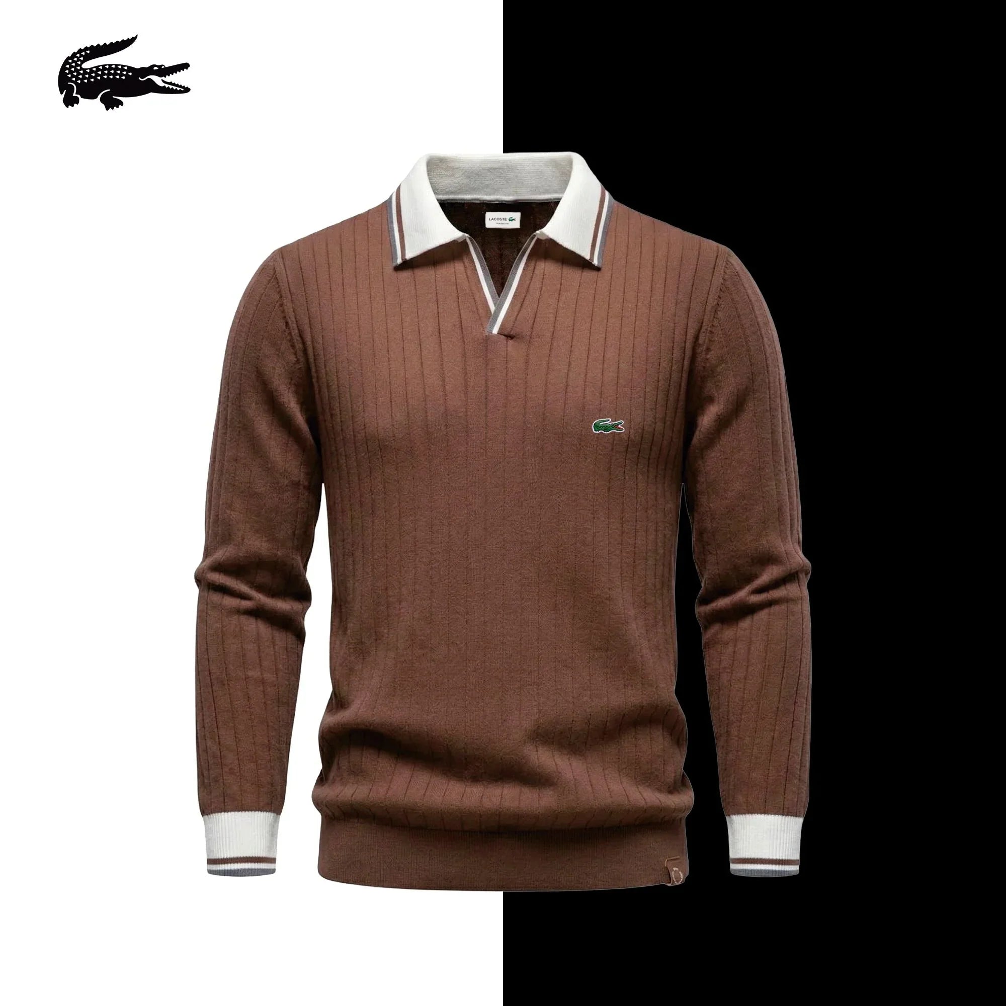 Lacoste Knitted Polo Sweater