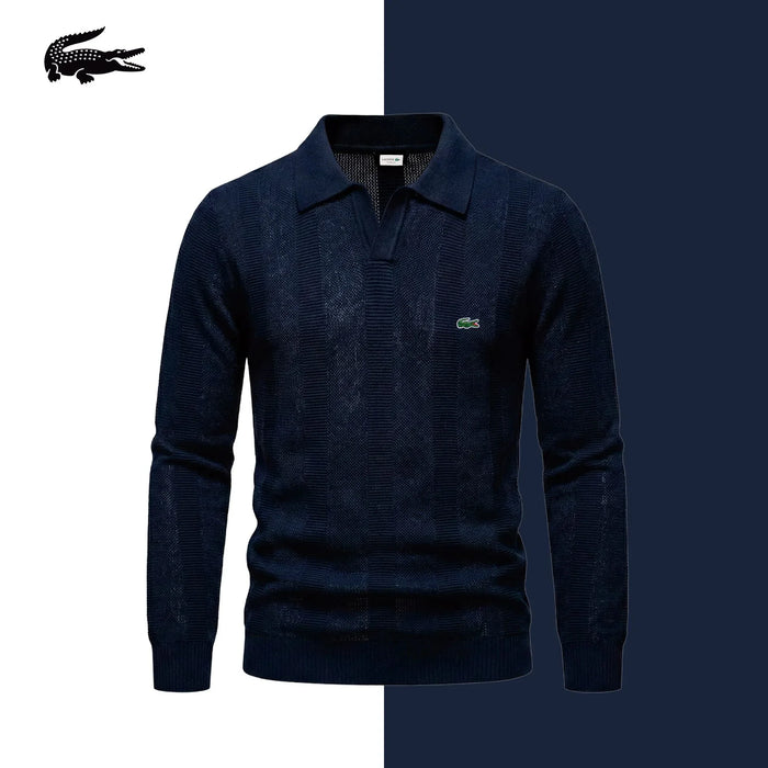 Lacoste Brighton Marine Knit Sweater